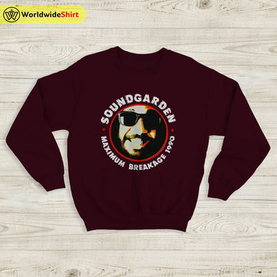 Soundgarden Sweatshirt Breakage Maximum 1990 Sweater Soundgarden Shirt - WorldWideShirt