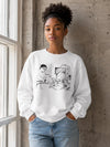 Spider Comic Fans Sweatshirt Spider Home Movie Shirt Superhero Crewneck - White - WorldWideShirt