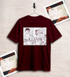 Spider Comic Fans T-Shirt Spider Home Movie Shirt Superhero Tee - Red Maroon - WorldWideShirt