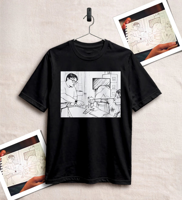 Spider Comic Fans T-Shirt Spider Home Movie Shirt Superhero Tee - Black - WorldWideShirt