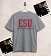 Spider Game T-Shirt ESU Suit Shirt Empire State University Merch The ESU Suit Tee - Sport Grey - WorldWideShirt