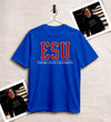 Spider Game T-Shirt ESU Suit Shirt Empire State University Merch The ESU Suit Tee - Royal Blue - WorldWideShirt