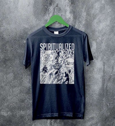 Spiritualized Highest Show On Earth T Shirt Spiritualized Shirt Music Shirt - WorldWideShirt