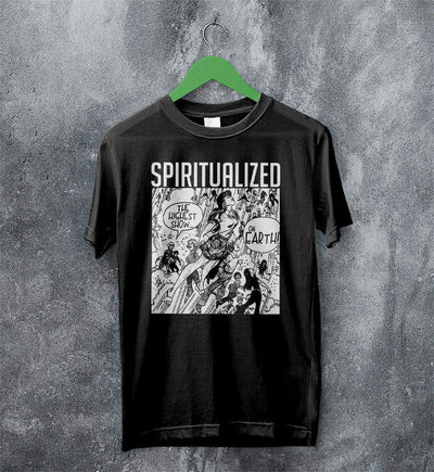 Spiritualized Highest Show On Earth T Shirt Spiritualized Shirt Music Shirt - WorldWideShirt