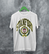 STANFORD University T-shirt National Universities Logo Shirt Stanford Merch - White - WorldWideShirt