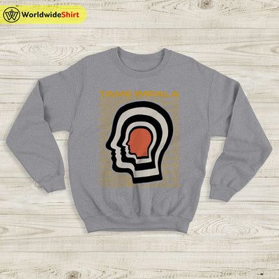 Tame Impala Sweatshirt Tame Impala Faces Graphic Sweater Tame Impala Crewneck - WorldWideShirt