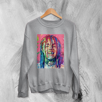 Tekashi 6ix9ine Graphic Sweatshirt 6ix9ine Sweater Rap Shirt GOOBA - WorldWideShirt