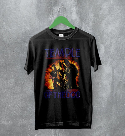 Temple Of The Dog T-Shirt Vintage 90s Band Shirt Rock Tour Graphic Tee - WorldWideShirt