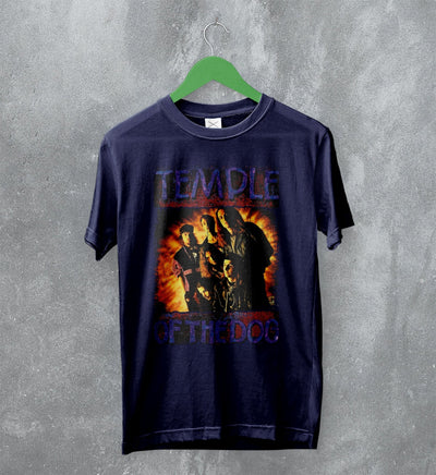 Temple Of The Dog T-Shirt Vintage 90s Band Shirt Rock Tour Graphic Tee - WorldWideShirt