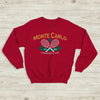 Tennis Sport Sweatshirt 1996 Monte Carlo Tennis Shirt County Club Merch - Red - WorldWideShirt