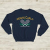 Tennis Sport Sweatshirt 1996 Monte Carlo Tennis Shirt County Club Merch - Navy Blue - WorldWideShirt
