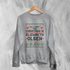 The Avengers Ugly Christmas Sweatshirt Elizabeth Olsen Sweater Gift For Christmas - WorldWideShirt