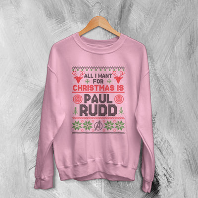 The Avengers Ugly Christmas Sweatshirt Paul Rudd Sweater Gift For Christmas - WorldWideShirt