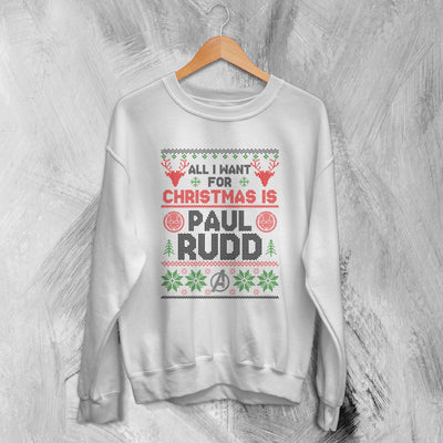 The Avengers Ugly Christmas Sweatshirt Paul Rudd Sweater Gift For Christmas - WorldWideShirt