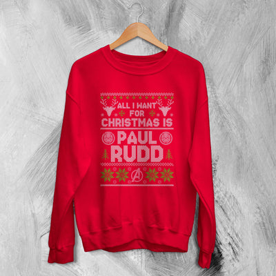 The Avengers Ugly Christmas Sweatshirt Paul Rudd Sweater Gift For Christmas - WorldWideShirt