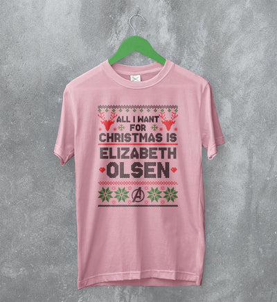 The Avengers Ugly Christmas T-Shirt Elizabeth Olsen Shirt Gift For Christmas - WorldWideShirt