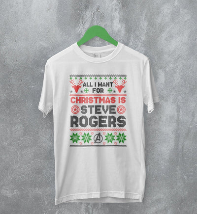 The Avengers Ugly Christmas T-Shirt Steve Rogers Shirt Gift For Christmas - WorldWideShirt