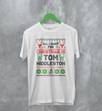 The Avengers Ugly Christmas T-Shirt Tom Hiddleston Shirt Gift For Christmas - WorldWideShirt