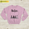 The Beatles Abbey Road Sweatshirt The Beatles Shirt Rock Band Shirt - WorldWideShirt