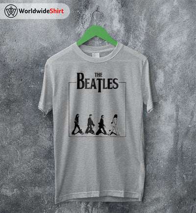 The Beatles Abbey Road T Shirt The Beatles Shirt Rock Band Shirt - WorldWideShirt