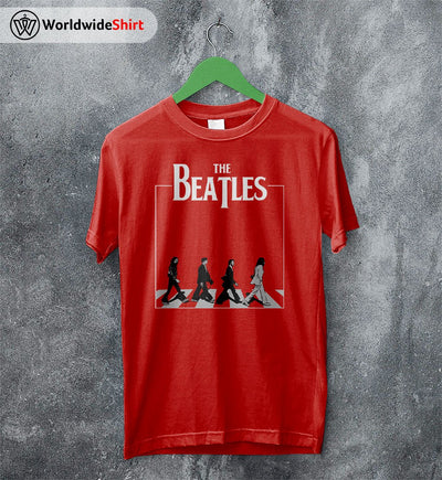 The Beatles Abbey Road T Shirt The Beatles Shirt Rock Band Shirt - WorldWideShirt