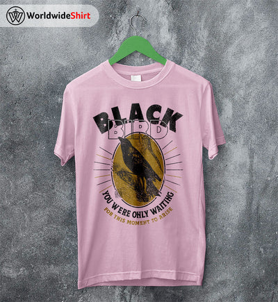 The Beatles Black Bird T Shirt The Beatles Shirt Rock Band Shirt - WorldWideShirt