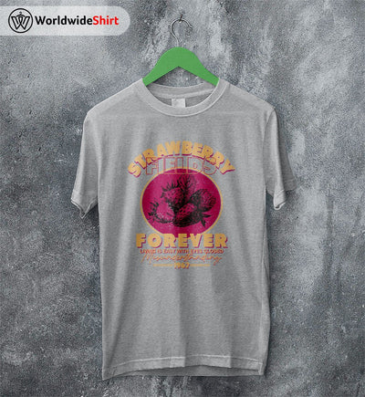 The Beatles Strawberry Fields Forever T Shirt The Beatles Shirt Rock Band Shirt - WorldWideShirt