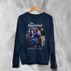 The Breakfast Club Sweatshirt Art Movie Poster Cewneck Comedy Drama Shirt - Navy Blue - WorldWideShirt