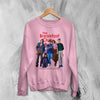 The Breakfast Club Sweatshirt Art Movie Poster Cewneck Comedy Drama Shirt - Light Pink - WorldWideShirt