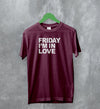 The Cure T-Shirt Friday I'm In Love Shirt Goth Rock Band Music Merch - WorldWideShirt