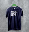 The Cure T-Shirt Friday I'm In Love Shirt Goth Rock Band Music Merch - WorldWideShirt