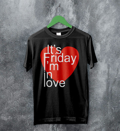 The Cure T-shirt It's Friday I'm In Love Shirt The Cure Music Merch - WorldWideShirt