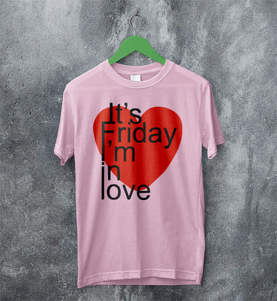 The Cure T-shirt It's Friday I'm In Love Shirt The Cure Music Merch - WorldWideShirt