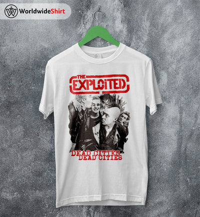 The Exploited Dead Cities T Shirt The Exploited Shirt Music Shirt - WorldWideShirt