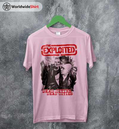 The Exploited Dead Cities T Shirt The Exploited Shirt Music Shirt - WorldWideShirt