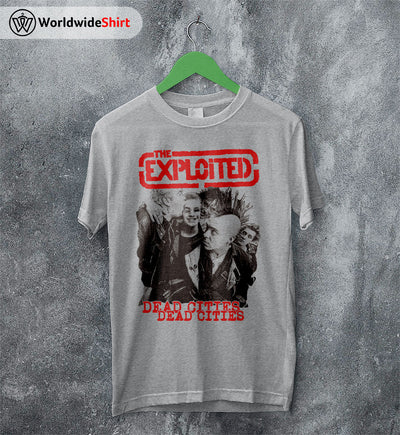 The Exploited Dead Cities T Shirt The Exploited Shirt Music Shirt - WorldWideShirt