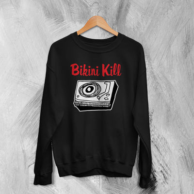 The Singles Logo Sweatshirt Bikini Kill Shirt Vinyl Album Art Sweater - WorldWideShirt