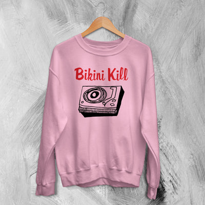 The Singles Logo Sweatshirt Bikini Kill Shirt Vinyl Album Art Sweater - WorldWideShirt