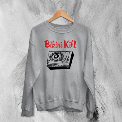 The Singles Logo Sweatshirt Bikini Kill Shirt Vinyl Album Art Sweater - WorldWideShirt