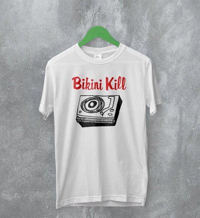 The Singles Logo T-Shirt Bikini Kill Shirt Vinyl Album Art Tshirt - WorldWideShirt