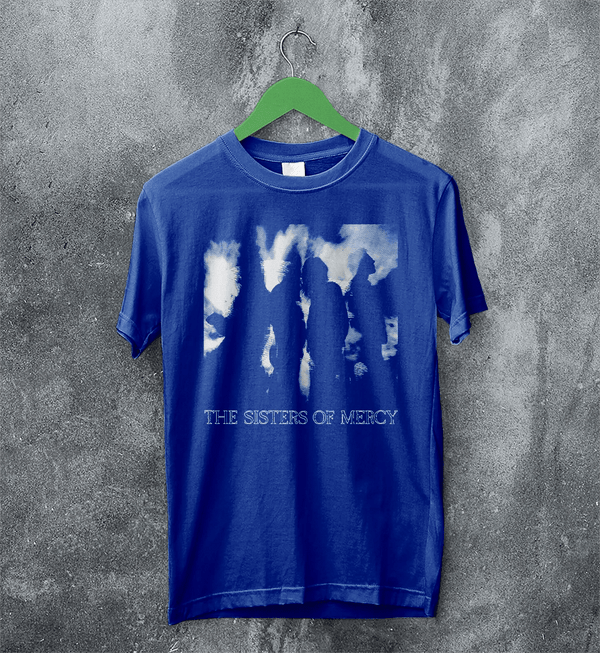The Sisters of Mercy Concert T-Shirt Tour Sisters of Mercy Shirt Punk Rock Tee - Royal Blue - WorldWideShirt