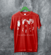 The Sisters of Mercy Concert T-Shirt Tour Sisters of Mercy Shirt Punk Rock Tee - Red - WorldWideShirt
