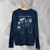 The Sisters of Mercy Member Sweatshirt Punk Rock Sisters of Mercy Shirt Punk Music Crewneck - Navy Blue - WorldWideShirt