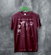 The Sisters of Mercy Member T-Shirt Punk Rock Sisters of Mercy Shirt Punk Music Tee - Red Maroon - WorldWideShirt