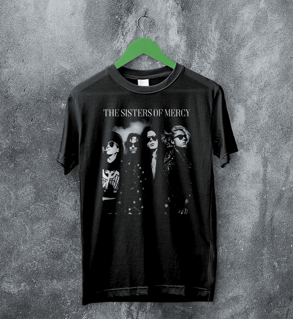 The Sisters of Mercy Member T-Shirt Punk Rock Sisters of Mercy Shirt Punk Music Tee - Black - WorldWideShirt