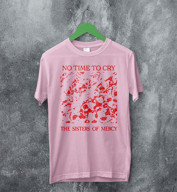 The Sisters of Mercy T-Shirt No Time To Cry Shirt Punk Rock Album Tee - Light Pink - WorldWideShirt