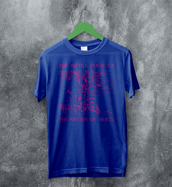 The Sisters of Mercy T-Shirt The Reptile House Shirt Punk Rock Music Tee - Royal Blue - WorldWideShirt