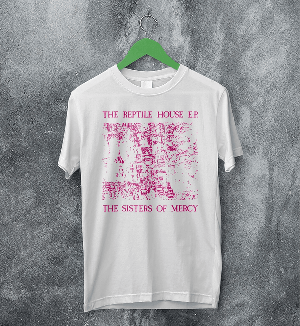 The Sisters of Mercy T-Shirt The Reptile House Shirt Punk Rock Music Tee - White - WorldWideShirt