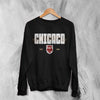 The University of Chicago Sweatshirt Retro Chicago Shirt Est 1890 Campus Merch - Black - WorldWideShirt