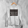 Throbbing Gristle Sweatshirt 1975 TG Industrial Music for Industrial People Sweater - WorldWideShirt